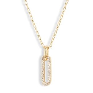 Gorjana 18k gold plated Parker shimmering necklace